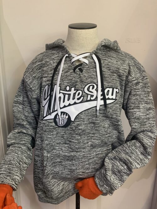 Gray WB Tail Laced Hoodie