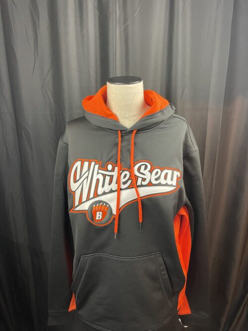 Black/Org Poly Hoodie